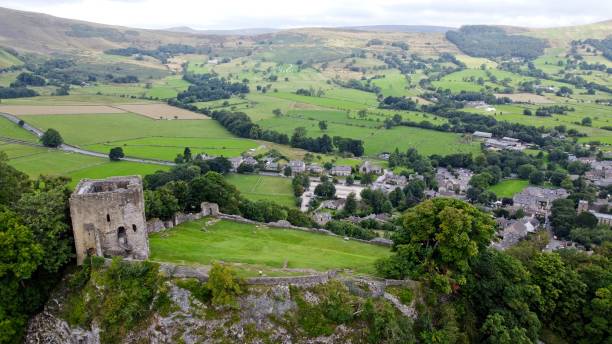 istock Aerial view of Castleton in the Peak District, UK 1442425433