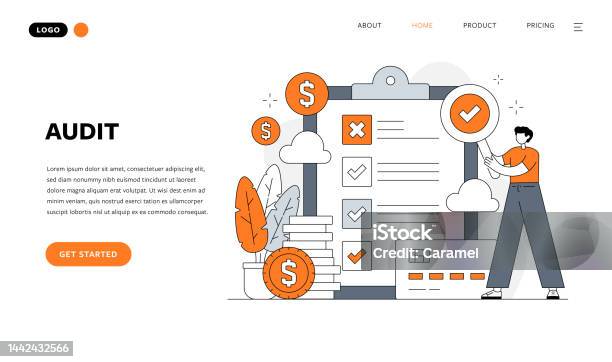 Fun Audit Graphics Vector Audit Flat Design Vector Illustration Stock Illustration - Download ...