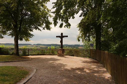 Juli 11, 2018, Kloster Andechs: View of Andechs Monastery in Bavaria
