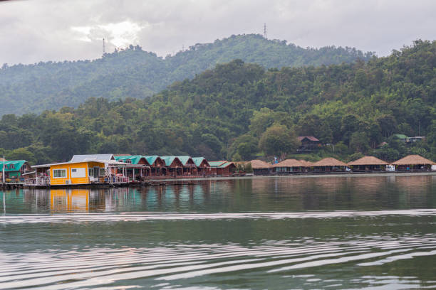 istock Accommodation, tourist attractions, on the waterfront, in the dam 1442435052
