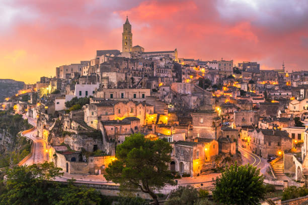 istock Matera, Italy ancient hilltop town in Basilicata 1442441929