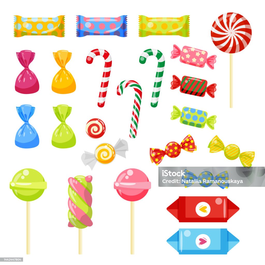 A Set Of Different Types Of Sweets For The Holiday Lollipops Chocolate a-set-of-different-types-of-sweets-for-the-holiday-lollipops-chocolate