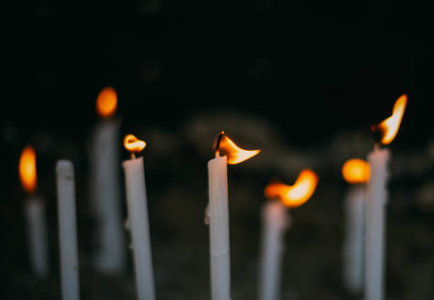 Prayer Candles in the Church