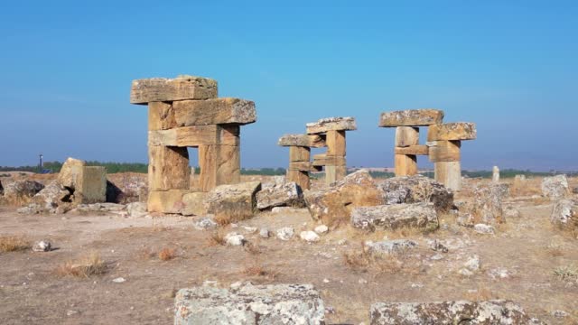 Ruins of Ancient City of Blaundus in Uşak, Turkey