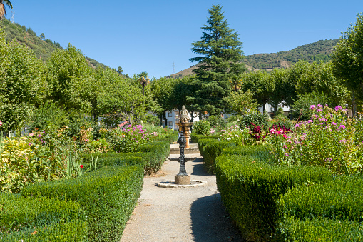 View of La Mortella garden, Forio d'Ischia, Italy
