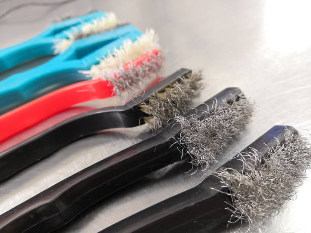 istock Used Surgical Instrument Cleaning Brushes 1442452137
