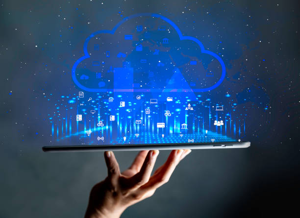 istock Information Technology Networks Internet Connecting Wireless Devices around the world. Information Technology is Essential to Businesses in the Digital world with and Icons Connected to each other 1442468828