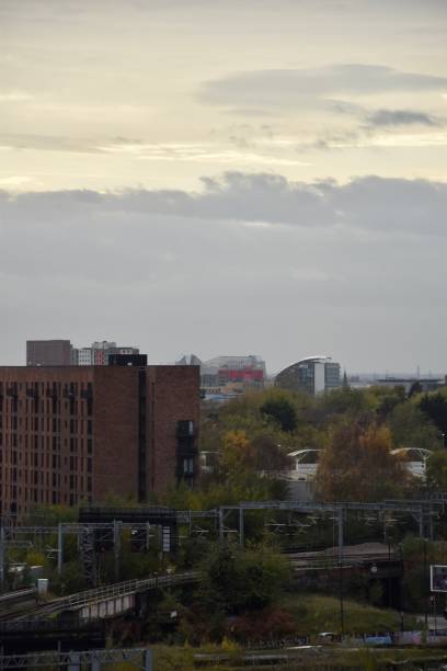 istock Buildings and landmarks in Manchester City centre. 1442472994