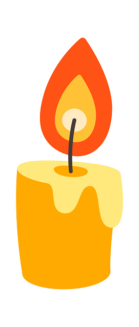 Free download of Candle White Cartoon Light Burning Candles Candel  Illumination Vector Graphic