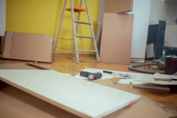 istock Working process of renovate room 1442478227