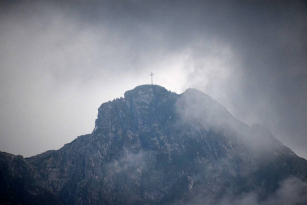 High Giewont hill in a summer