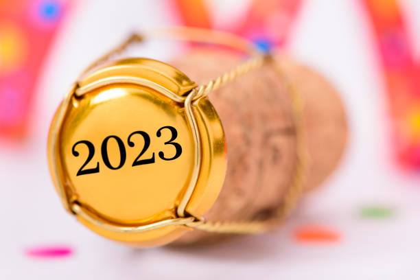 Silvester and new year's eve 2023 stock photo