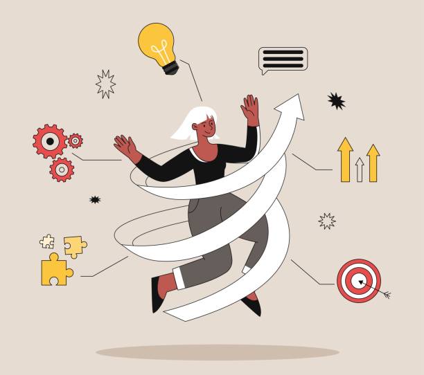 zdolność i umiejętności - umiejętność stock illustrations