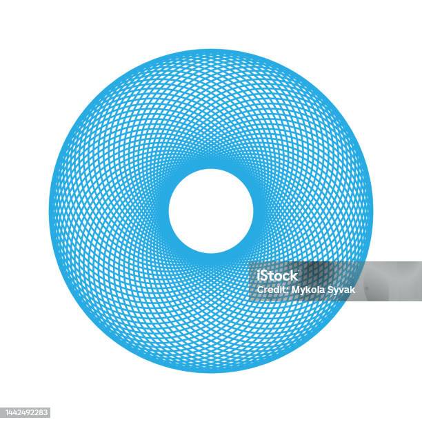 Round Watermark Design Round Watermark Guilloche Pattern Design Element Stock Illustration ...