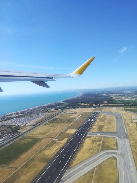 istock sunset, sunrise and view from plane 1442495475