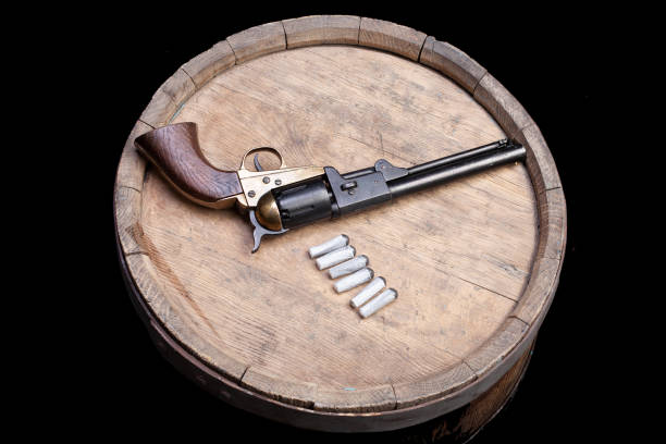 istock Old West Gun - Percussion Army Revolver 1442499735
