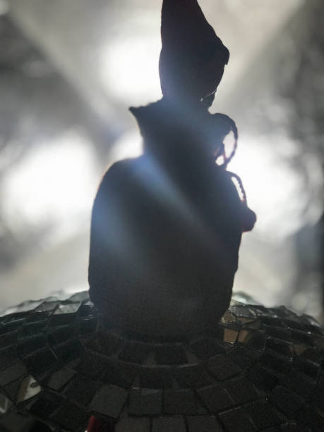 istock Scary Little baby toy with light effect 1442507161