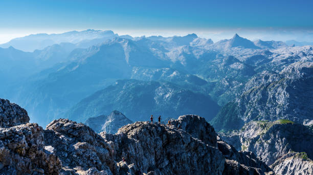 istock Wonderful panoramic impressions from the Watzmann crossing during summer time. Watzmannüberschreitung, Berchtesgaden, Bavaria, Germany. 1442510249