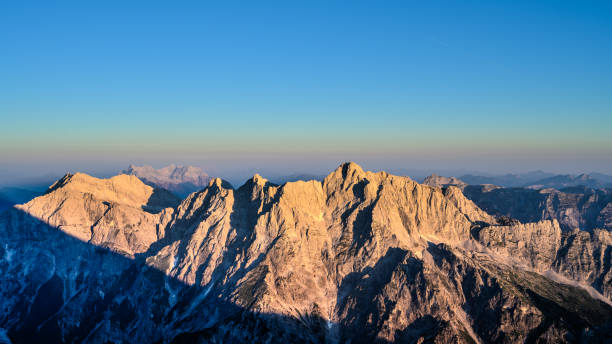 istock Wonderful panoramic impressions from the Watzmann crossing during summer time. Watzmannüberschreitung, Berchtesgaden, Bavaria, Germany. 1442510668
