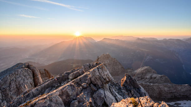 istock Wonderful panoramic impressions from the Watzmann crossing during summer time. Watzmannüberschreitung, Berchtesgaden, Bavaria, Germany. 1442510829