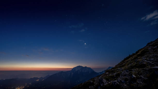 istock Wonderful panoramic impressions from the Watzmann crossing during summer time. Watzmannüberschreitung, Berchtesgaden, Bavaria, Germany. 1442511704