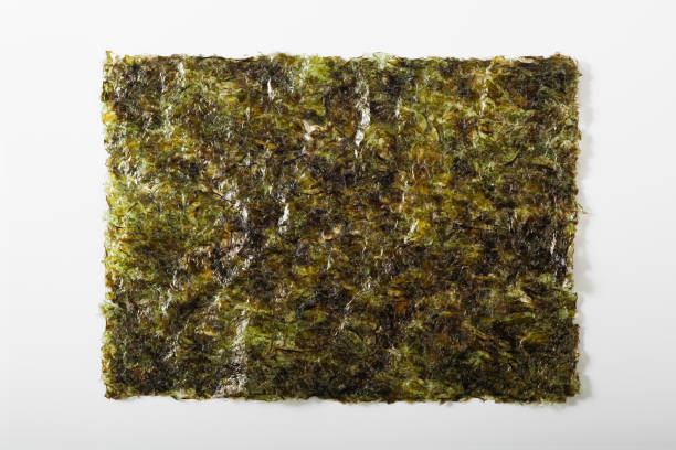 istock dried nori(laver) on a white background 1442512587