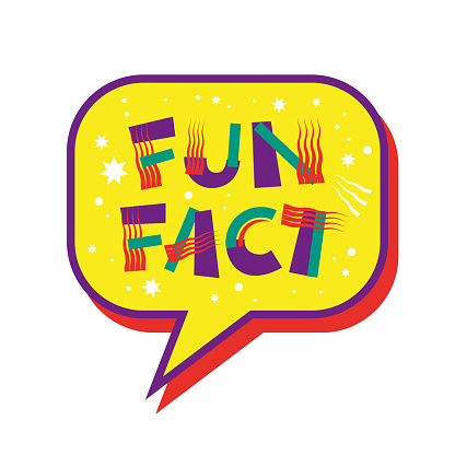 Vector Illustration of a Colorful Speech Bubble with Fun Fact Message Announcement Icon Curiosity Design