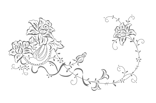 Floral Pattern of China style