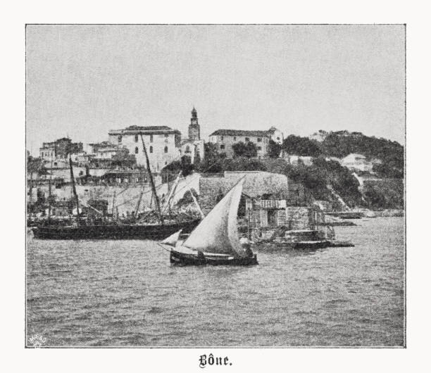 istock Historical view of Annaba (Bône), Algeria, halftone print, published 1899 1442522528