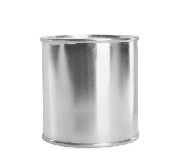 istock Tin can with boiled condensed milk on white background 1442523626