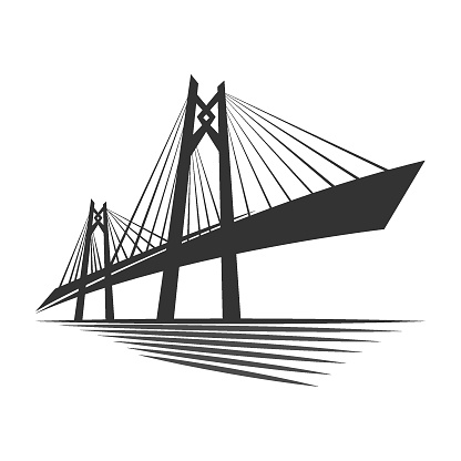 Bridge logo icon design illustration template