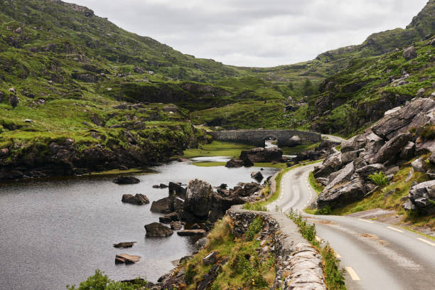 istock Country road leading to a scenic bridge 1442569368