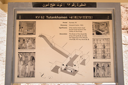 Aktau, Kazakhstan (Qazaqstan), 21.10.2023 - Information banners at the holy place Man Ata on the Atyrau-Aktau highway.