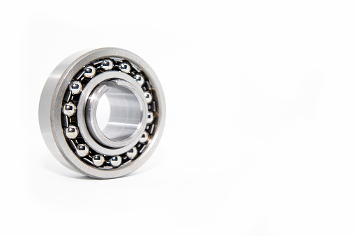 A bearing isolated against a white background. High quality photo