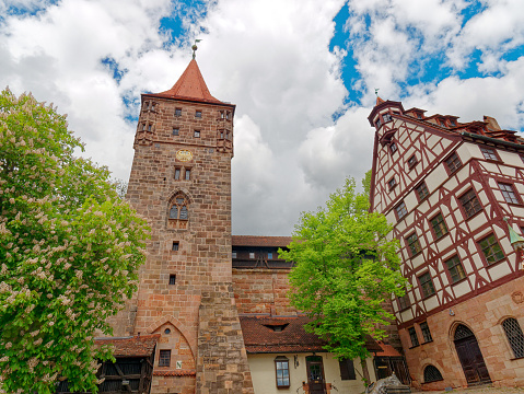 Nuremberg Pilatushaus and Tiergaertnertorturm