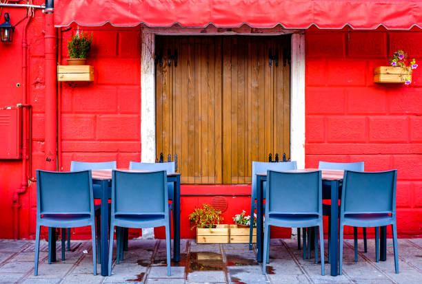 istock typical italian sidewalk cafe - restaurant 1442597649
