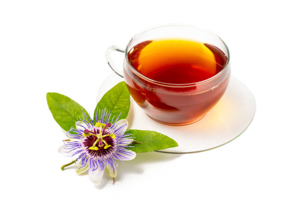 istock Herbal tea with passiflora caerulea plant 1442598778