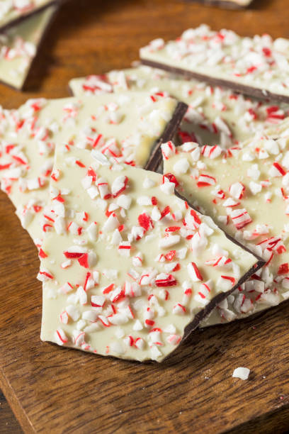 istock Homemade Holiday Peppermint Bark Dessert 1442602034