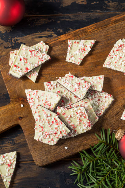 istock Homemade Holiday Peppermint Bark Dessert 1442602049