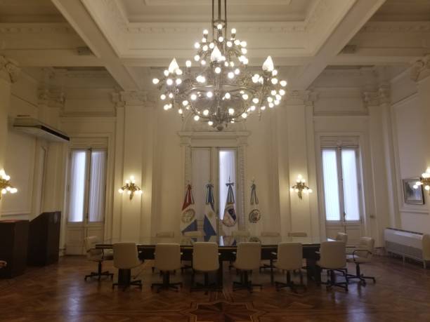istock Inside the city Hall in Rosario 1442603222