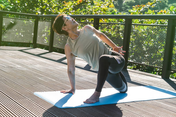 istock A 70 Years Old Yoga Instructor Practicing Yoga Asanas 1442603460