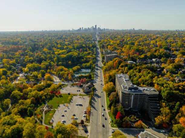Toronto In Autumn, with downtown Toronto in the background