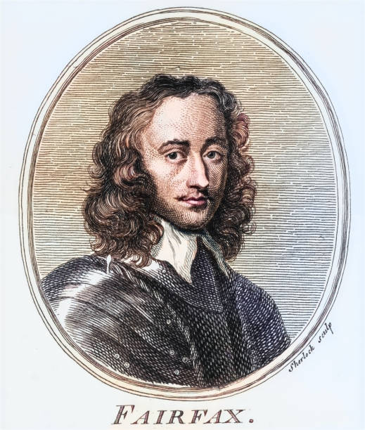istock Sir Thomas Fairfax colour portrait 18th century illustration 1442612890