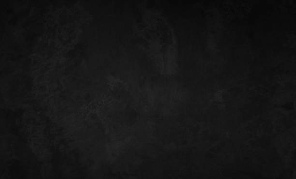 istock Black dark concrete wall background. Pattern board cement texture grunge dirty scratched for show anthracite promote product urban floor and abstract paper design element decor. Blackboard blank. 1442621658