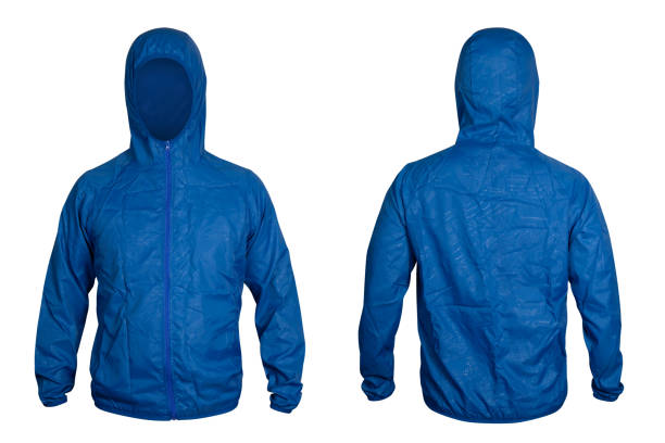 istock Ultra Light Rainproof Windbreaker Jacket isolated on white background with clipping path 1442667232