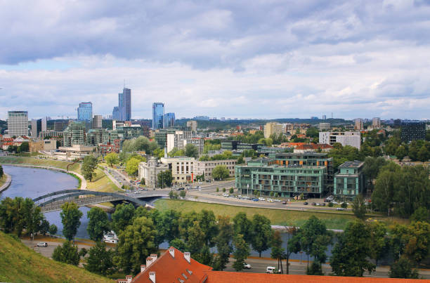 view of the business - the center of Vilnius