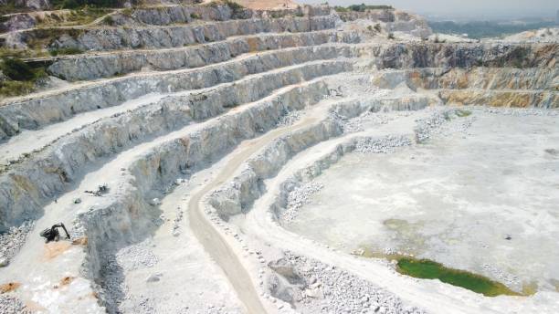 istock White marble quarry like stairs 1442679945