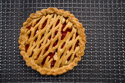artisanal baked pastry: homemade tomato pie