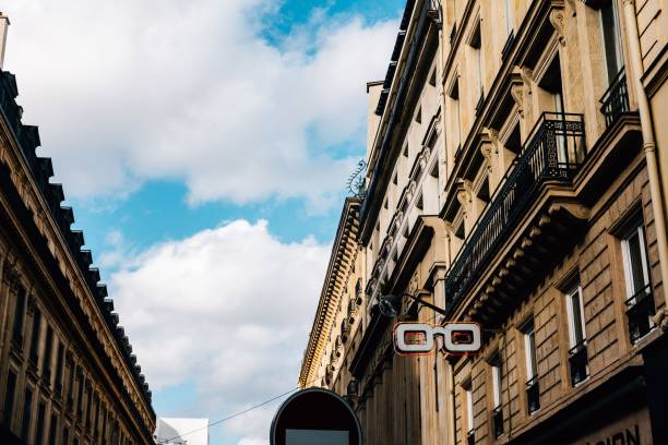 istock Low angle of the buildings in Paris. 1442681933