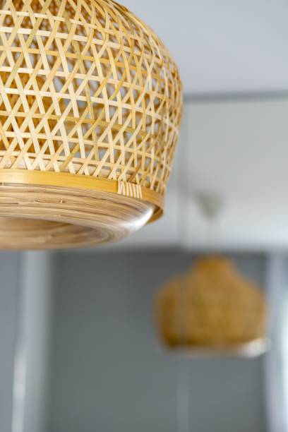 istock Vertical shot of rattan pendant lamp 1442685607
